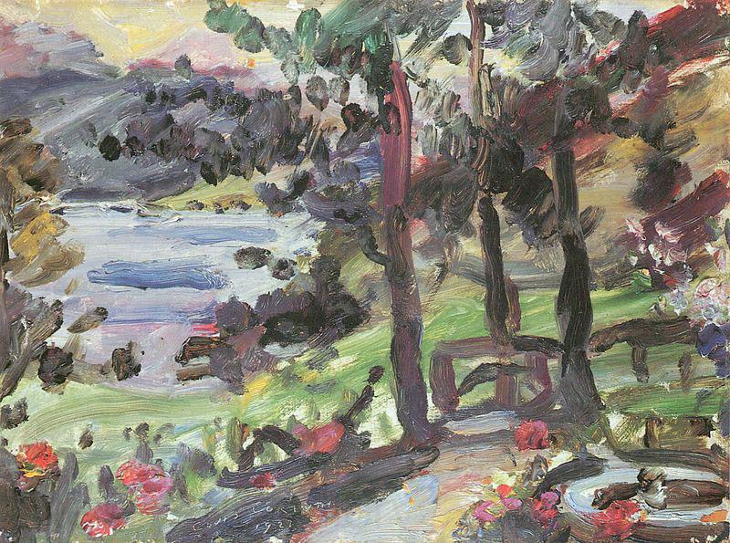 Lovis Corinth Garten am Walchensee